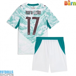 Billiga Portugal Rafael Leao #17 Bortatröja Barn VM 2026 Kortärmad (+ Korta byxor)